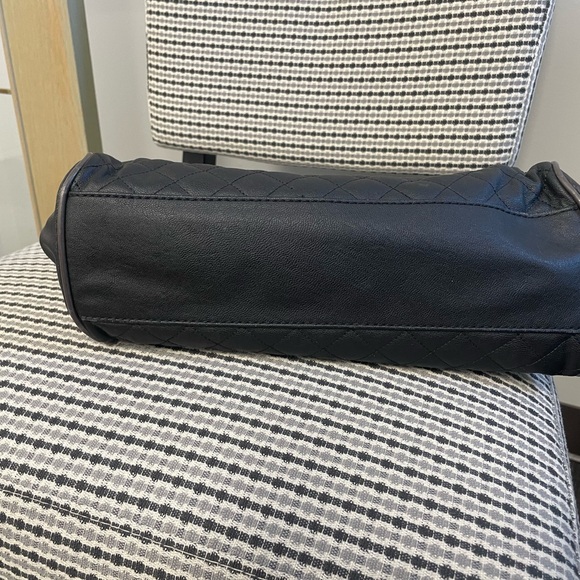 Betsey Johnson Black Quilted Satchel - Picture 4 of 4